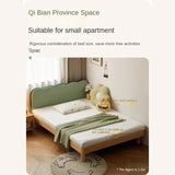 Beech Solid Wood Children's Modern Soft Bed