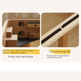 Beech Solid Wood Children's Modern Soft Bed