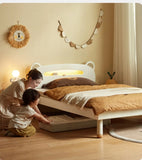Poplar solid wood Little White Bear kids Bed<