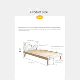 Poplar solid wood Little White Bear kids Bed<