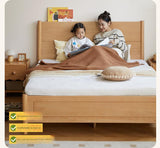 Beech Solid Wood Children's Box Bed