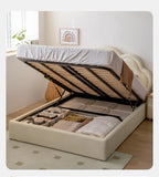 Сream style Organic Leather kid's Cloud Bed<