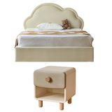 Сream style Organic Leather kid's Cloud Bed<