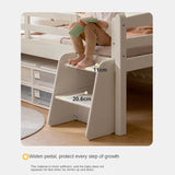 Oak solid wood single with guardrail bed