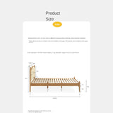 Beech, Oak Solid wood Princess bed<