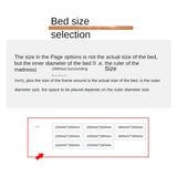 Beech, Oak Solid wood Princess bed<