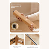 Beech Solid Wood Children's bed with organic leather<