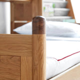 Oak solid wood Multi-function bed with storage