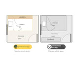 Beech Solid Wood Children's Cabinet Integrated Bed