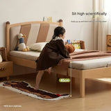 Beech Solid Wood Children's Modern Simple Single Bed