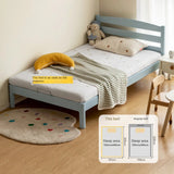 Rubber Wood Children's Modern Simple Bed Boys Girls