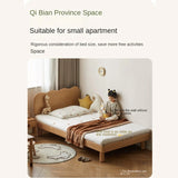 Beech Solid Wood Children's Single Bed