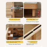 Beech Solid Wood Children's Single Bed