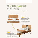 Beech Solid Wood Children's Single Bed