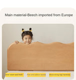 Beech Solid Wood Children's Single Bed