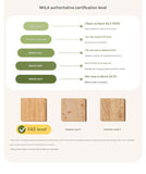 Beech, Oak Solid Wood Children's Bed Widened Guardrail<