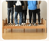 Beech, Oak Solid Wood Children's Bed Widened Guardrail<