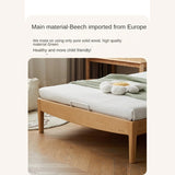 Beech Solid Wood Children's Single Bed.