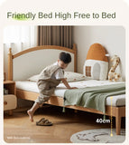 Beech Solid Wood Children's Single Bed.