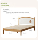 Beech Solid Wood Children's Single Bed.