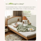 Beech Solid Wood Children's Single Bed.