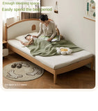 Beech Solid Wood Children's Single Bed.