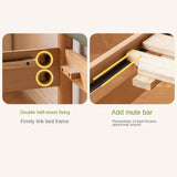 Beech Solid Wood with organic leather Modern Children's Girl Princess Bed<