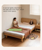 Beech Solid Wood Children's, Montessori Floor Bed<