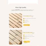 Beech Solid Wood Children's, Montessori Floor Bed<