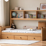 Beech solid wood children's multifunctional bed