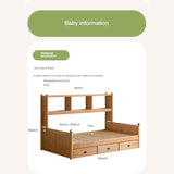 Beech solid wood children's multifunctional bed