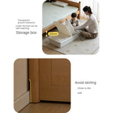 Beech solid wood children's multifunctional bed