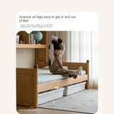 Beech solid wood children's multifunctional bed