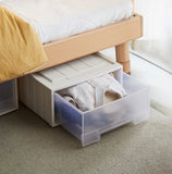 Oak solid wood children's bed with light<