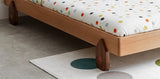 Oak solid wood children's bed<