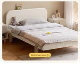 Oak solid wood children's bed<