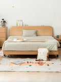 Oak solid wood children's bed<