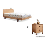Oak solid wood children's bed<
