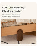 Oak solid wood children's bed<