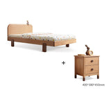Oak solid wood children's bed<