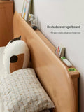Oak solid wood children's bed<