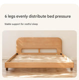 Oak solid wood children's bed<