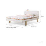 Oak solid wood children's bed<