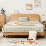 Oak solid wood children's bed<