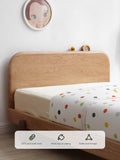 Oak solid wood children's bed<
