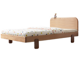 Oak solid wood children's bed<