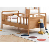 Oak solid wood multi-functional Toddler Bed<