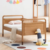 Oak solid wood multi-functional Toddler Bed<