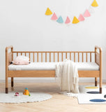 Oak solid wood multi-functional Toddler Bed<