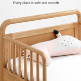 Oak solid wood multi-functional Toddler Bed<